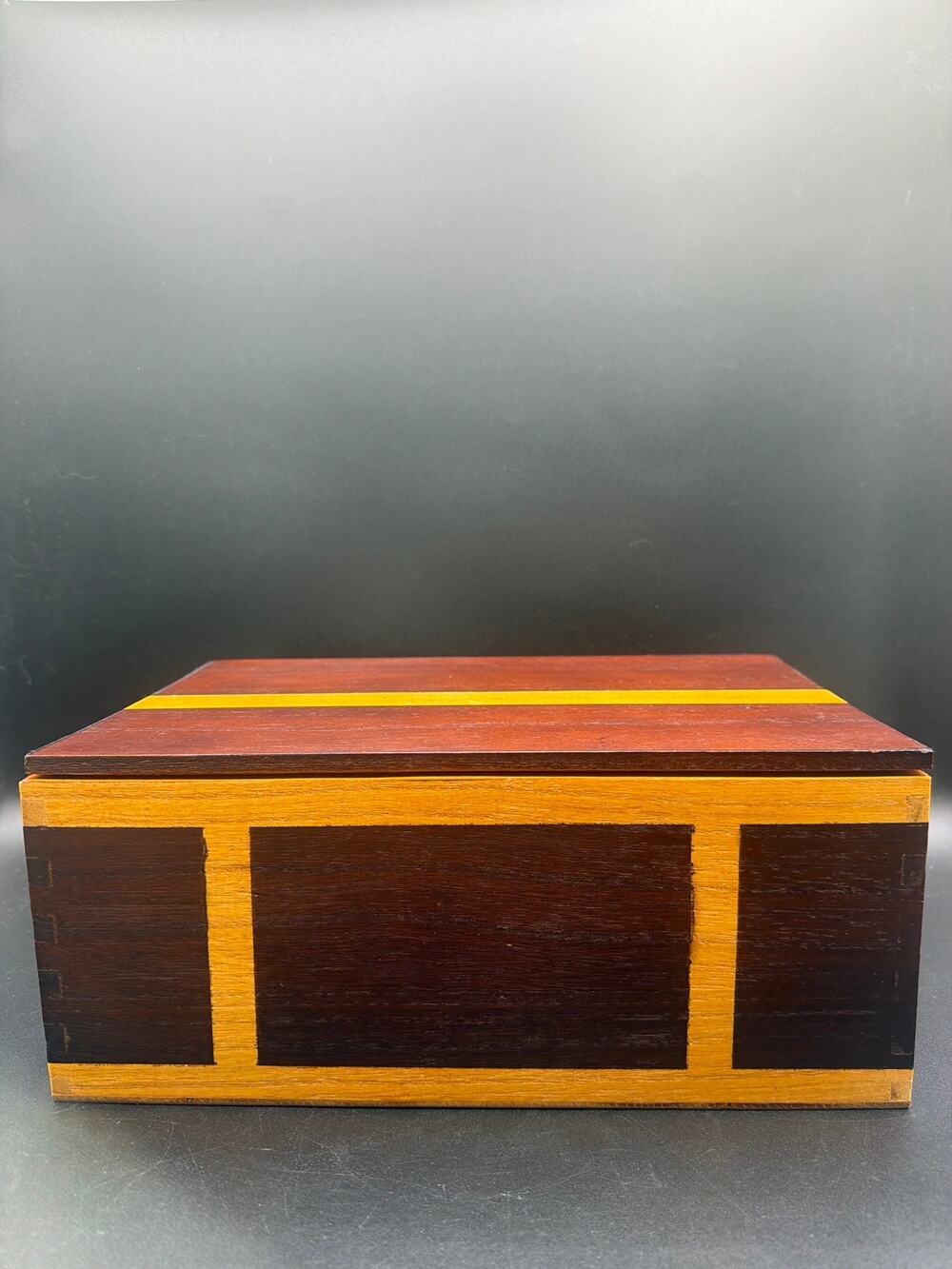 Vintage Harry & David Wood Writing Box Letter Storage Photo Keepsake Photo Box